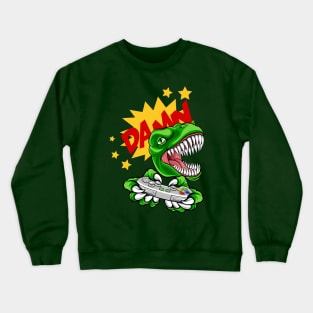 T-rex-DAMN Crewneck Sweatshirt